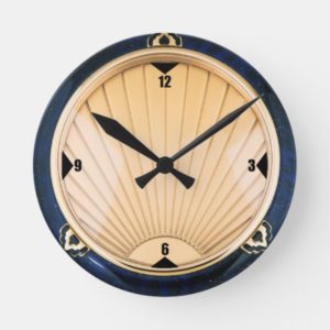 Elegant Art Deco Wall Clock