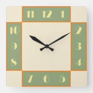 Art Deco Wall Clock