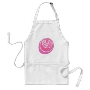 Simple 'Stencil' Style Art nouveau Rose Design Standard Apron